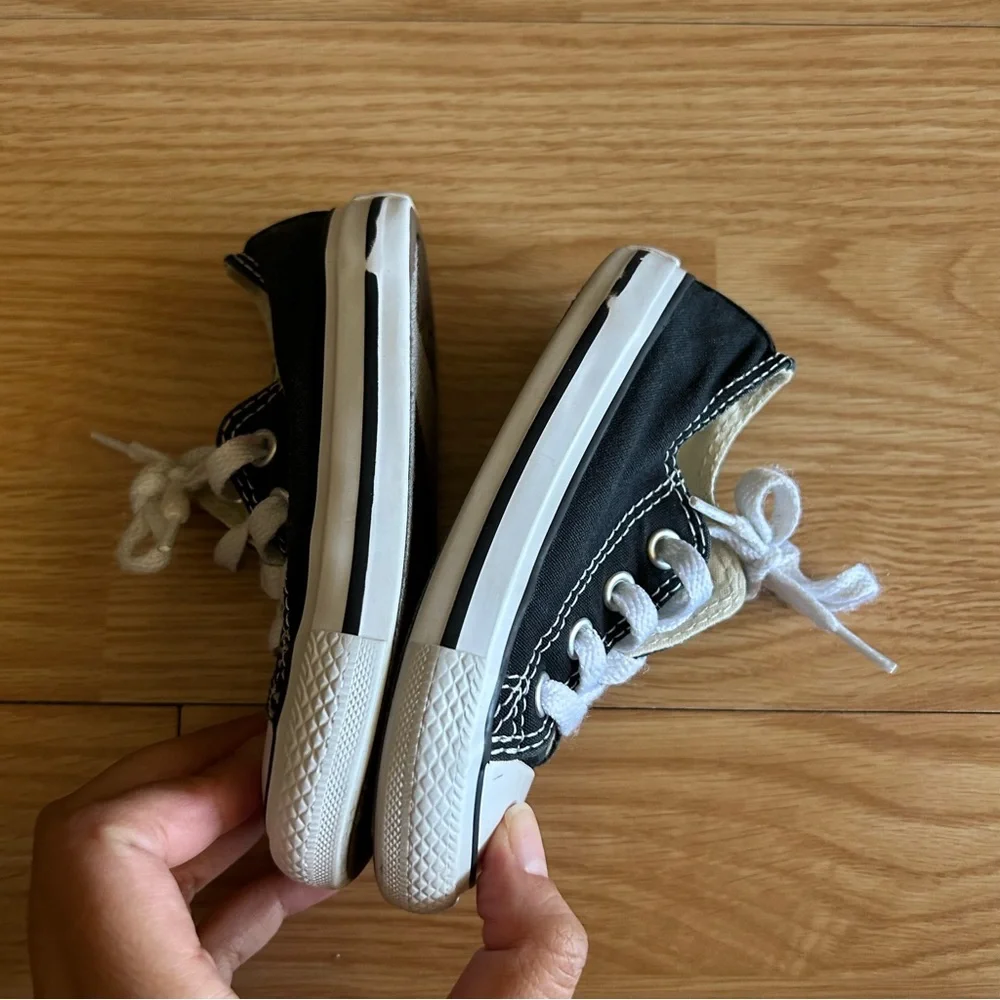 Converse Chuck Taylor All Stars Black Low Top Shoes Infant 6